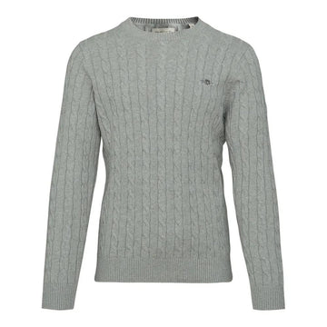 Πουλόβερ Με Πλέξη Cable και Στρογγυλή Λαιμόκοψη GANT